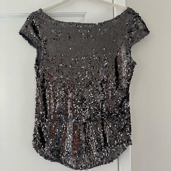 Free People Late Last Night Sequin Top - Picture 7 of 12